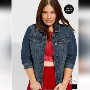 Torrid Denim Trucker Jacket